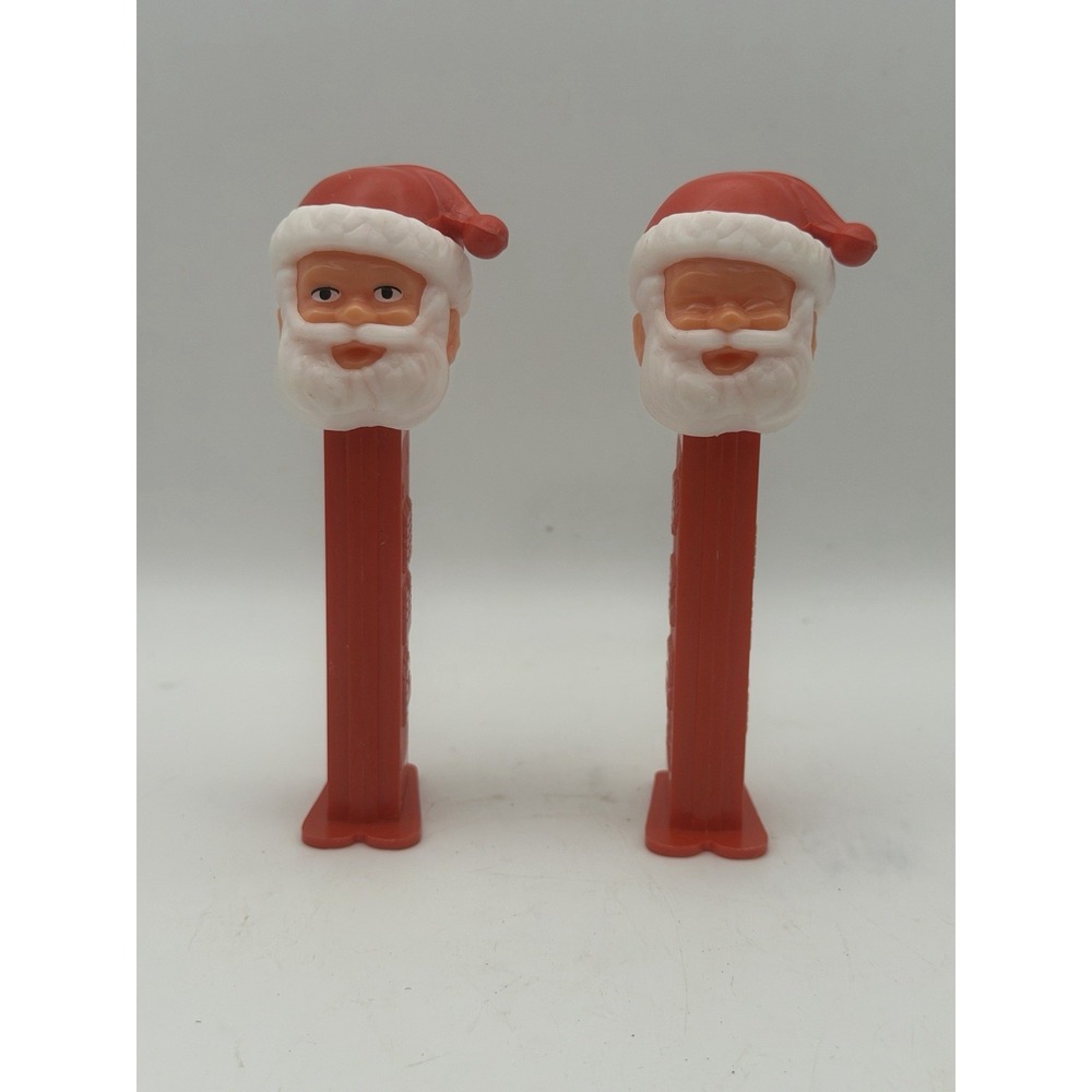 Lot of 2 PEZ Santa Claus Dispensers Made in Slovenia